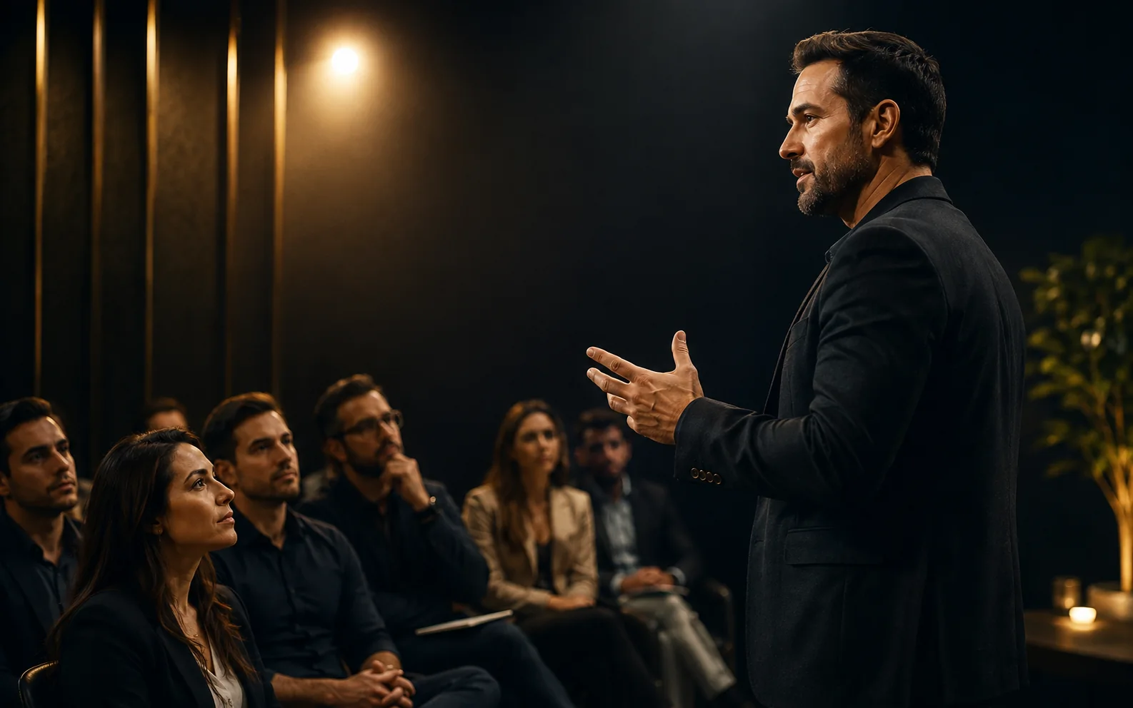 Palestra sobre mentalidade de crescimento e alta performance