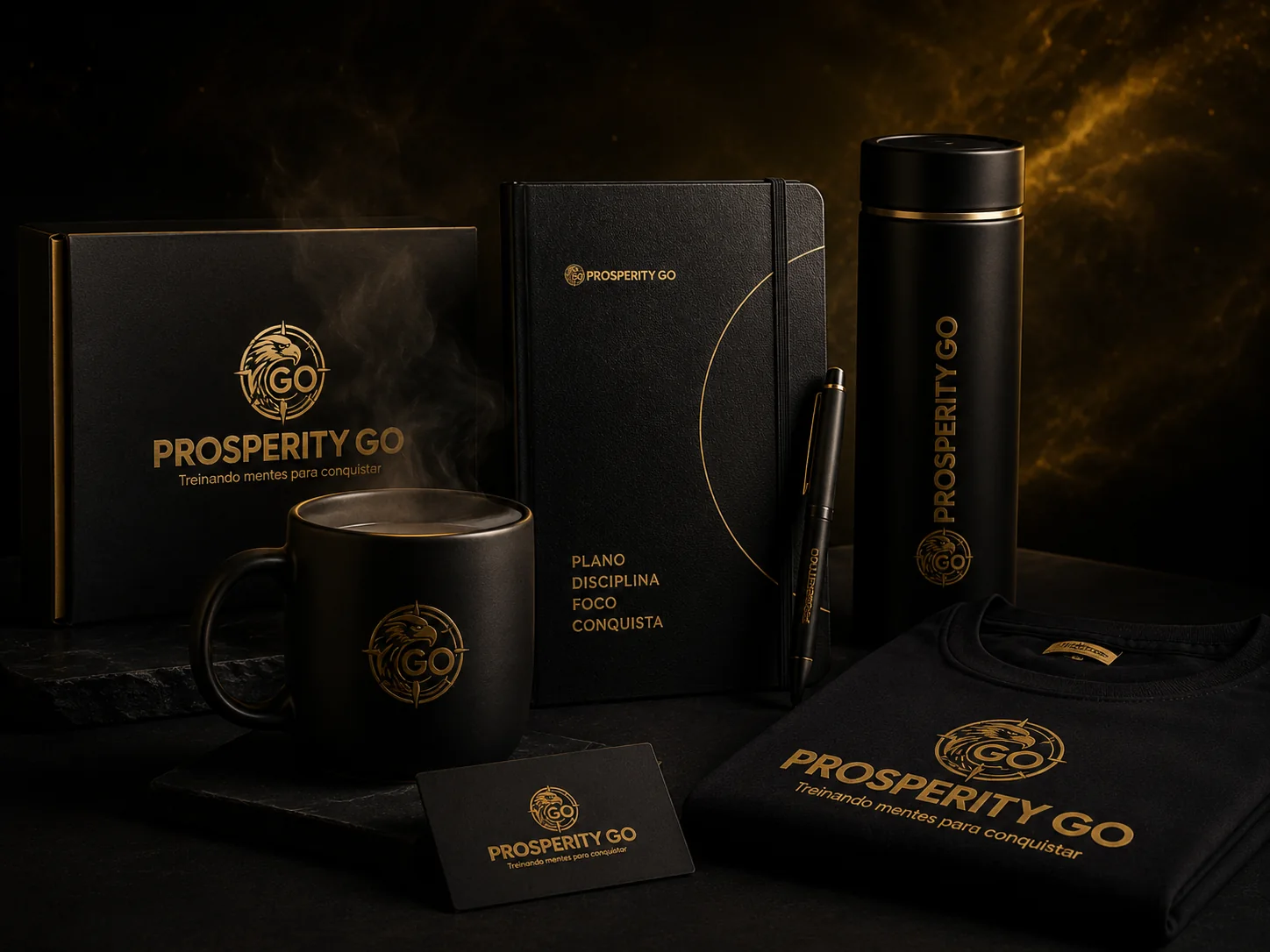 Produtos físicos oficiais Prosperity GO